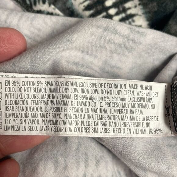 Forever 21+ Sizes, Ladies Dress, Size 0X, Green and White - Picture 5 of 5